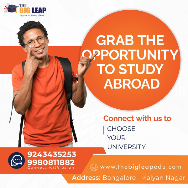 Cover photo of The Big Leap - Study Abroad Consultant in Bangalore |UK | Ireland | Australia | USA | Canada | Europe